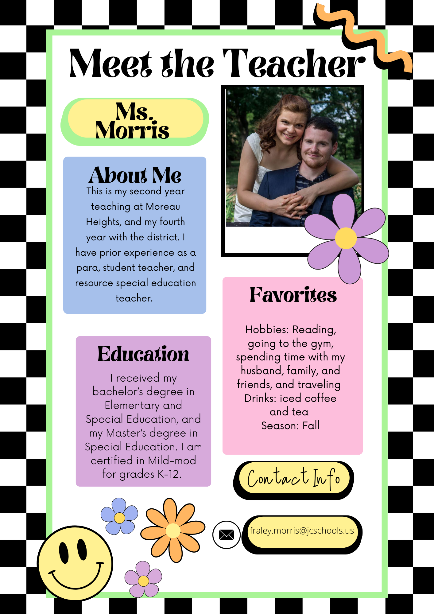Meet the teacher flyer 